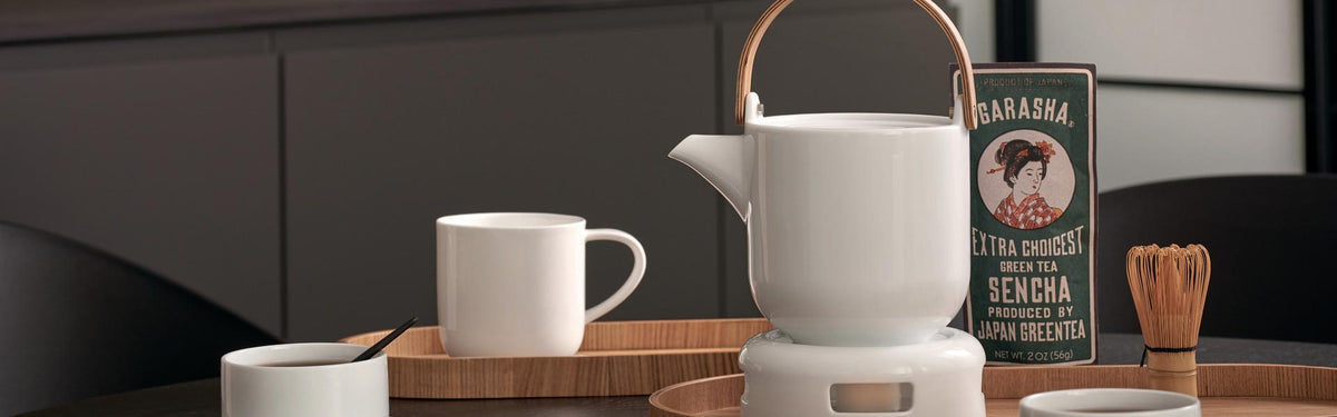 Stelton Theo teapot warmer, sand