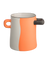 vase, orange divisé